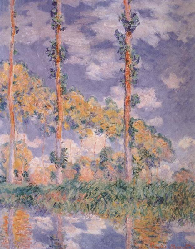 Claude Monet Three Trees oil painting picture
